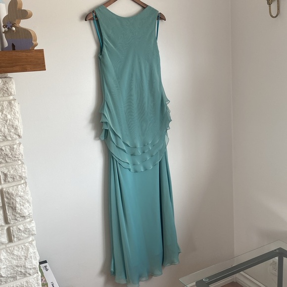 👗Alyce 2 piece pastel green mother of bride or groom or bridesmaid gown size 12 - Picture 4 of 16